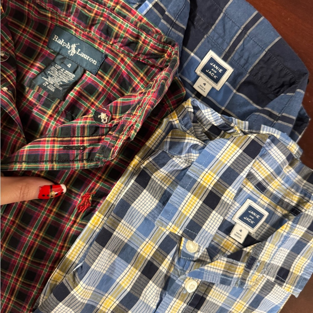 Ralph Lauren Multicolor Plaid Men's Long Sleeve Shirt